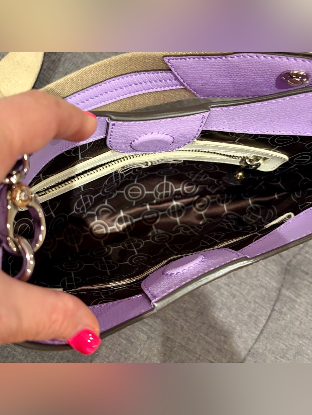 Henri Bendel High Line Pebbled Leather Hobo Crossbody - Picture 9 of 10